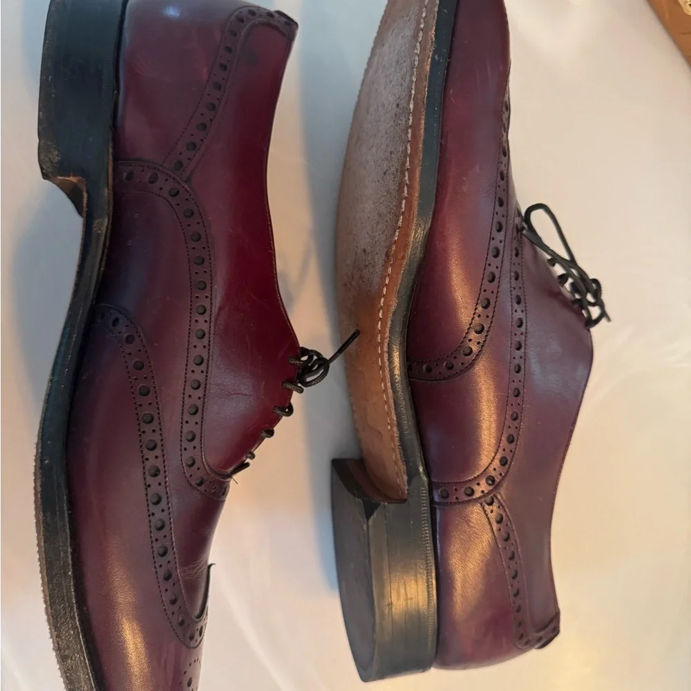 Johnston & Murphy Burgundy Aristocraft Shoes US 9.5